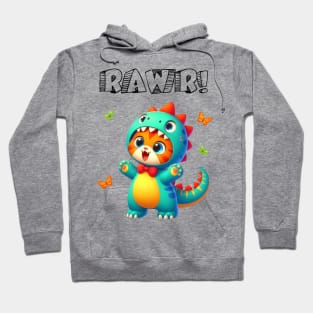 Dino Cat Hoodie